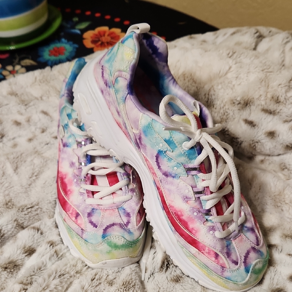 Skechers Multicolor Tie-Dye Sneakers